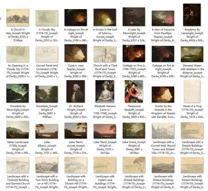 96 Painting Images by Joseph Wright of Derby English, 1734-1797 - Tibetan Buddhist thangka, front view