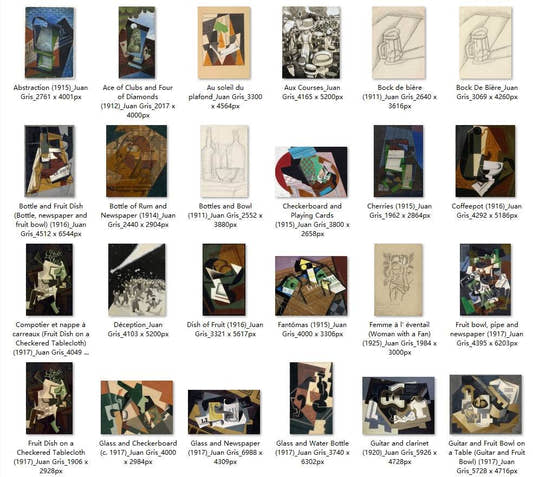 69 Painting Images by Juan Gris Spanish, 1887-1927 - Tibetan Buddhist thangka, front view