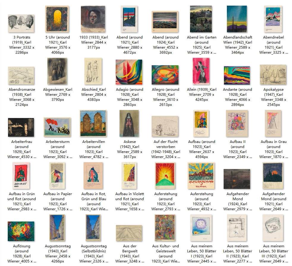 820 Painting Images by Karl Wiener Austrian, 1901-1949 - Tibetan Buddhist thangka, front view