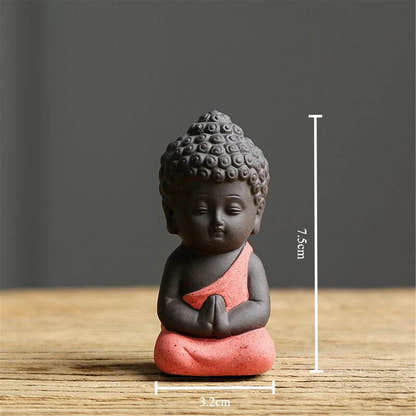 Purple Sand Meditation Buddha Statue - Tibetan Buddhist statue, view 6