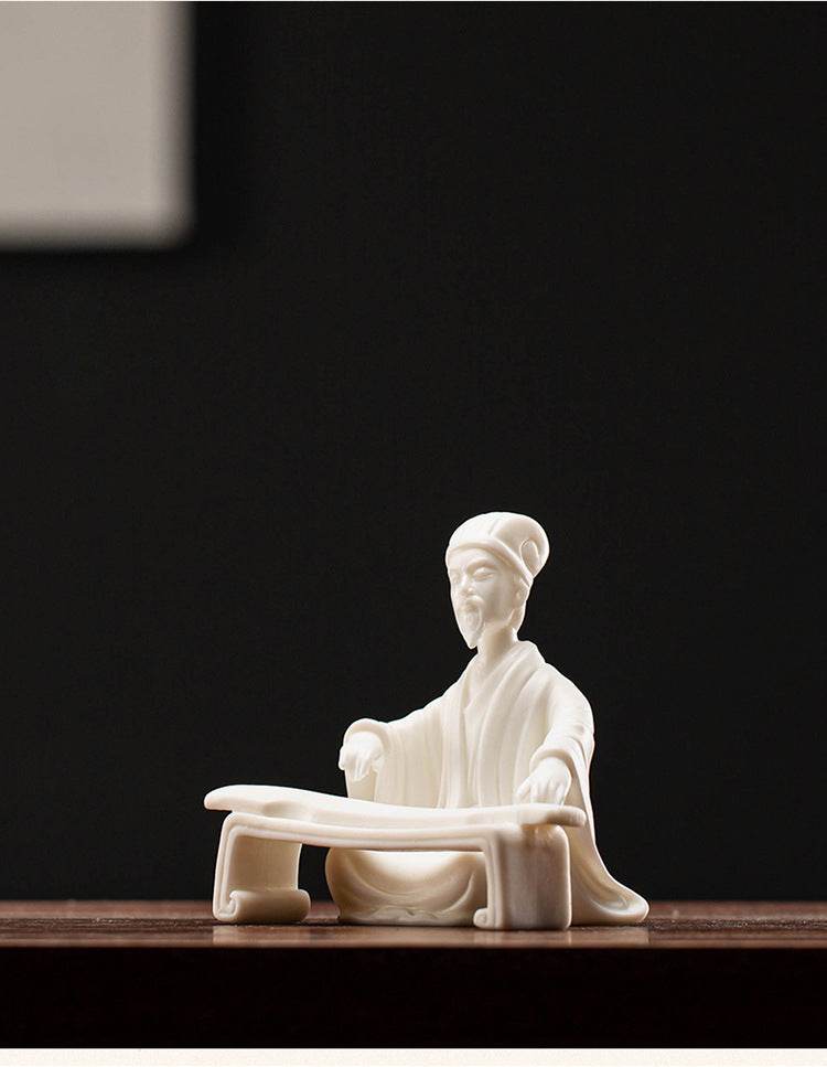 White Porcelain Buddha Statues - Tibetan Buddhist statue, view 16