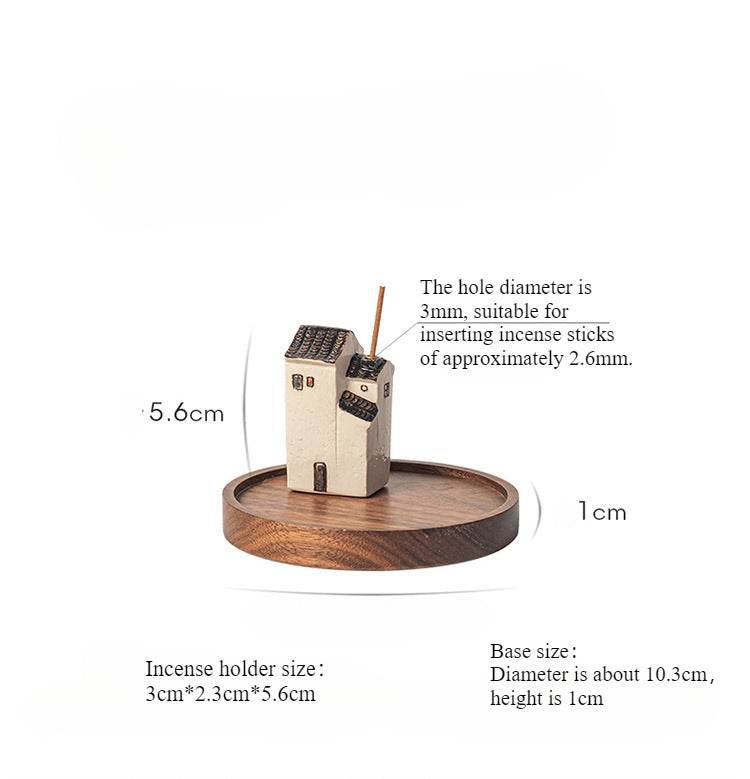 Classic House Incense Holder - Tibetan Buddhist statue, view 13