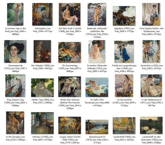 48 Painting Images by Leo Putz (German, 1869–1940)