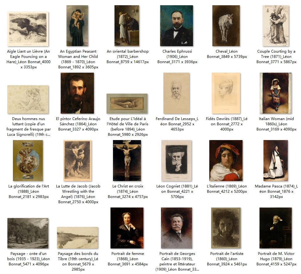 37 Painting Images by Léon Bonnat (French, 1833-1922)