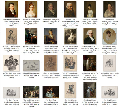 96 Painting Images by Louis Léopold Boilly (French, 1761-1845)