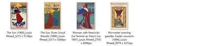 52 Painting Images by Louis Rhead (American, 1857-1926)