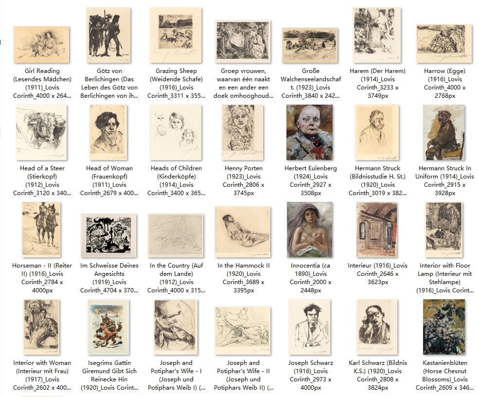 247 Painting Images by Lovis Corinth (German, 1858-1925)