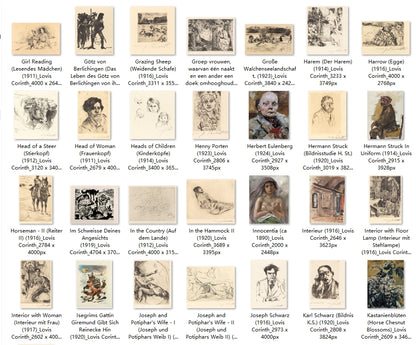 247 Painting Images by Lovis Corinth (German, 1858-1925)