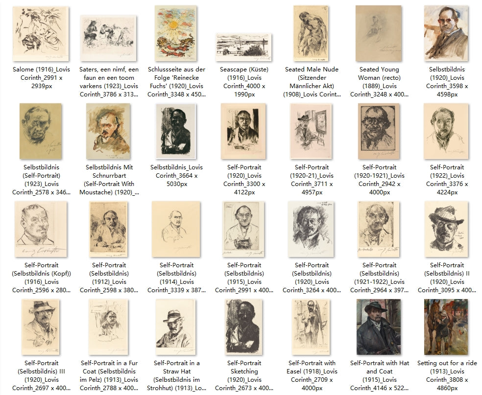 247 Painting Images by Lovis Corinth (German, 1858-1925)