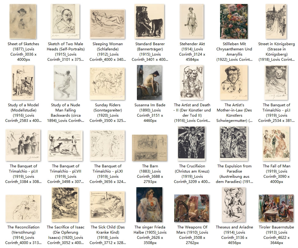 247 Painting Images by Lovis Corinth (German, 1858-1925)