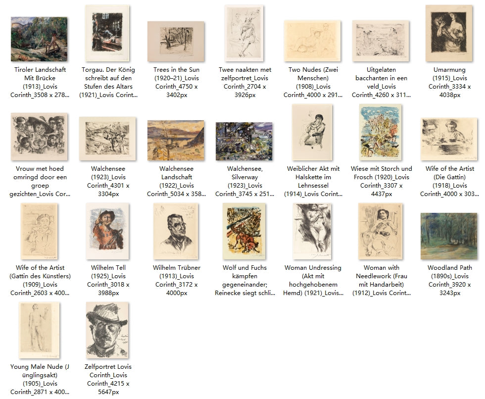 247 Painting Images by Lovis Corinth (German, 1858-1925)