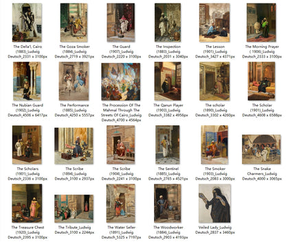 47 Painting Images by Ludwig Deutsch (Austrian, 1855 – 1935)