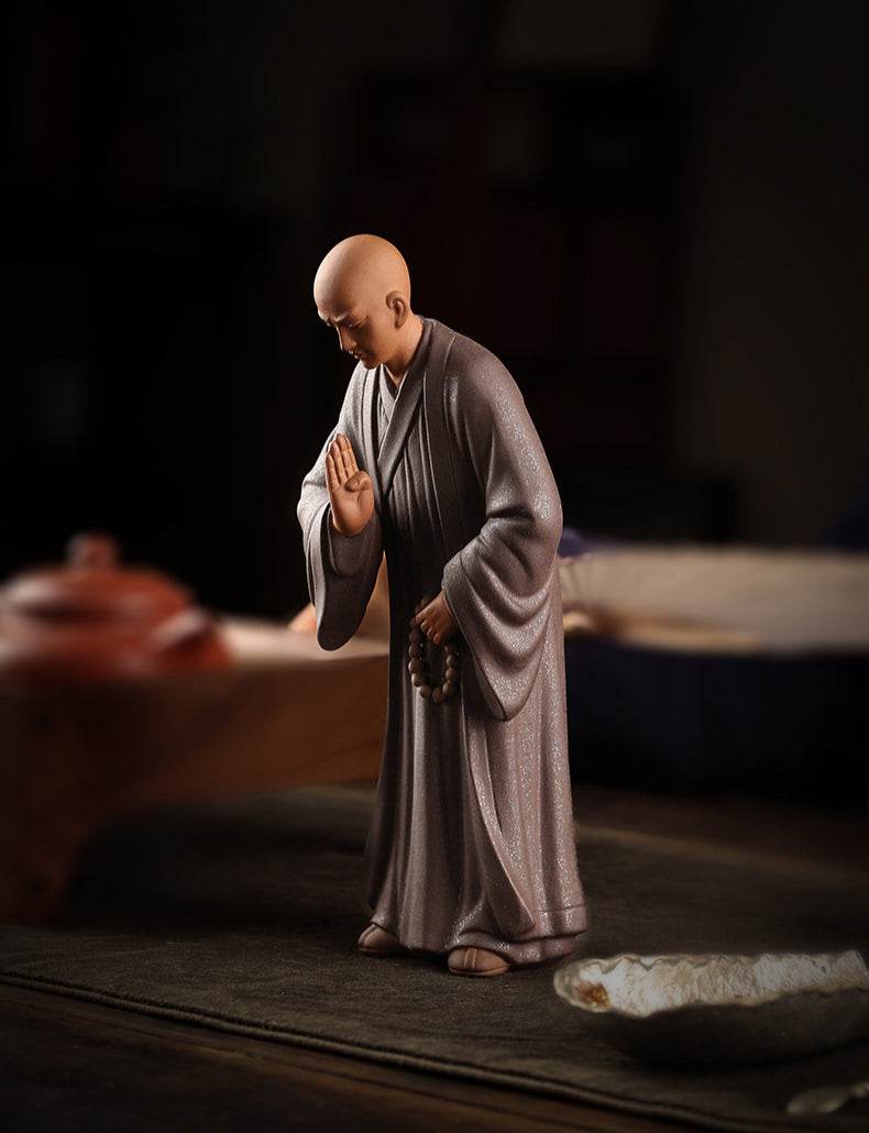 Purple Sand Meditation Buddha Statues - Tibetan Buddhist statue, view 12