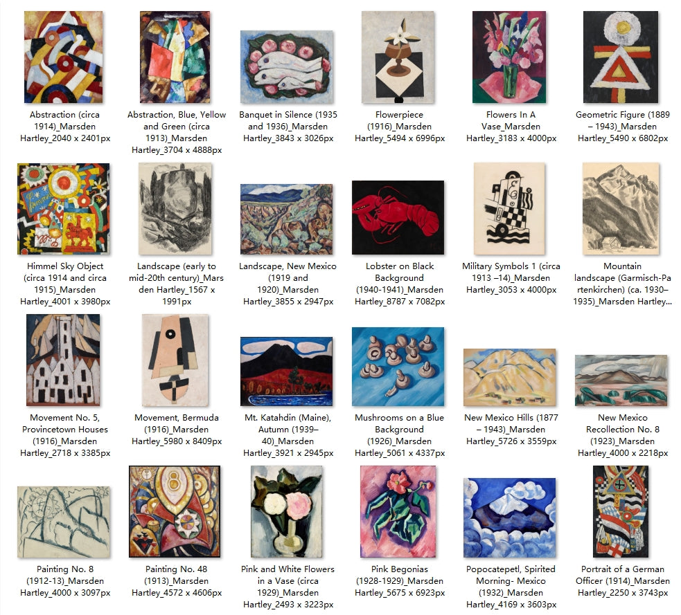 51 Painting Images by Marsden Hartley (American, 1877-1943)