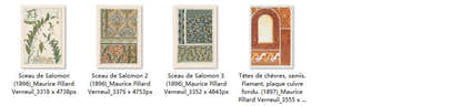 100 Painting Images by Maurice Pillard Verneuil French, 1869-1942 - Tibetan Buddhist thangka, view 5