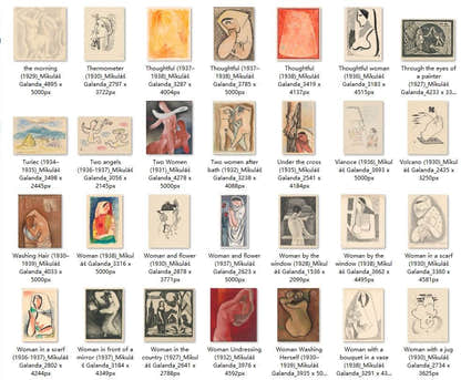 181 Painting Images by Mikuláš Galanda Slovak, 1895 – 1938 - Tibetan Buddhist thangka, view 6