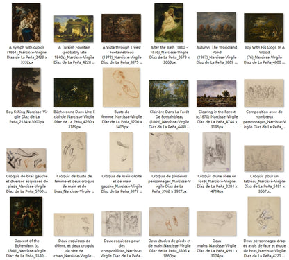 122 Painting Images by Narcisse-Virgile Diaz de La Peña (French, 1808 - 1876)