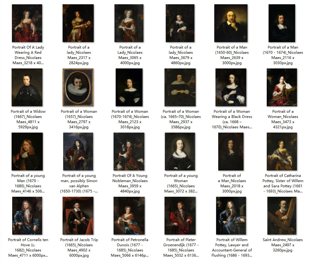 63 Painting Images by Nicolaes Maes (Dutch, 1634 - 1693)