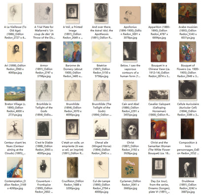 162 Painting Images by Odilon Redon (French, 1840-1916)