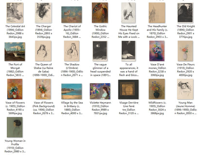 162 Painting Images by Odilon Redon (French, 1840-1916)