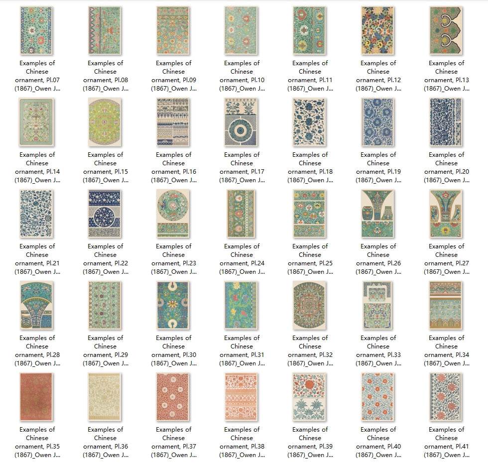 203 Painting Images by Owen Jones English, 1809 - 1874 - Tibetan Buddhist thangka, detailed view