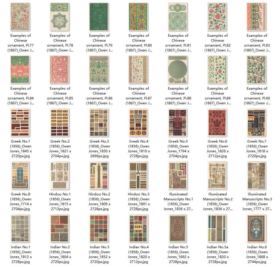 203 Painting Images by Owen Jones English, 1809 - 1874 - Tibetan Buddhist thangka, view 4