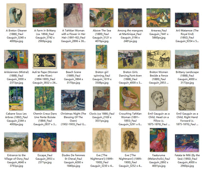 139 Painting Images by Paul Gauguin (French, 1848-1903)