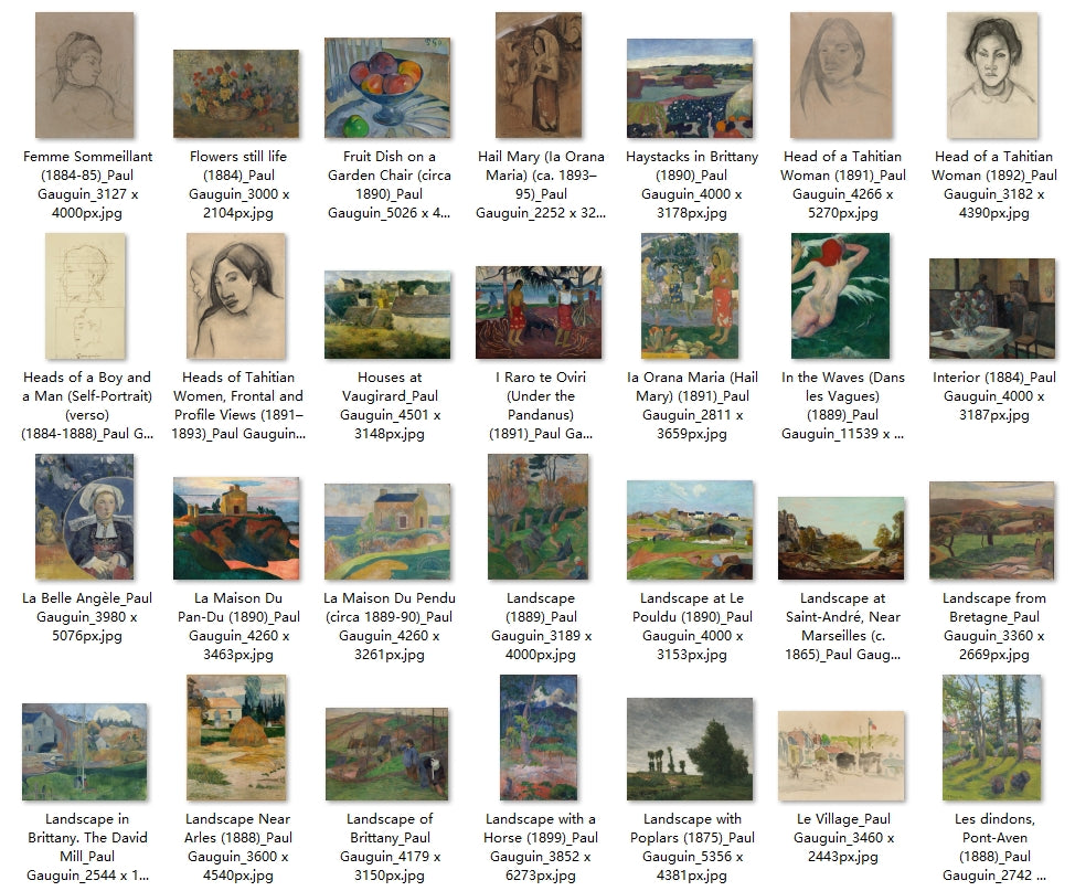 139 Painting Images by Paul Gauguin (French, 1848-1903)