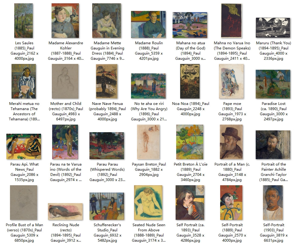 139 Painting Images by Paul Gauguin (French, 1848-1903)