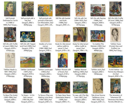 139 Painting Images by Paul Gauguin French, 1848-1903 - Tibetan Buddhist thangka, view 4