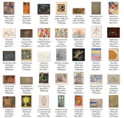 249 Painting Images by Paul Klee (German, 1879 - 1940)