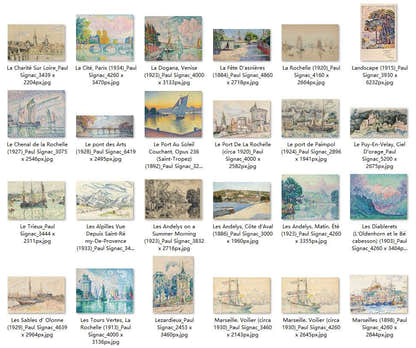 92 Painting Images by Paul Signac French, 1863-1935 - Tibetan Buddhist thangka, detailed view