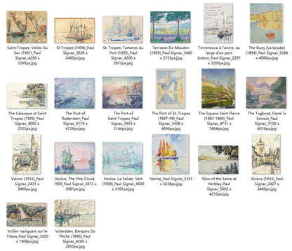 92 Painting Images by Paul Signac French, 1863-1935 - Tibetan Buddhist thangka, view 4