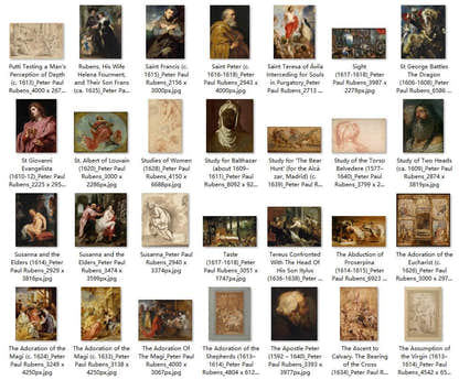 179 Painting Images by Peter Paul Rubens Flemish, 1577-1640 - Tibetan Buddhist thangka, view 4