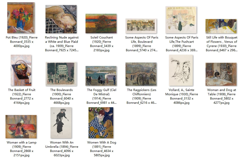 63 Painting Images by Pierre Bonnard (French, 1867-1947)