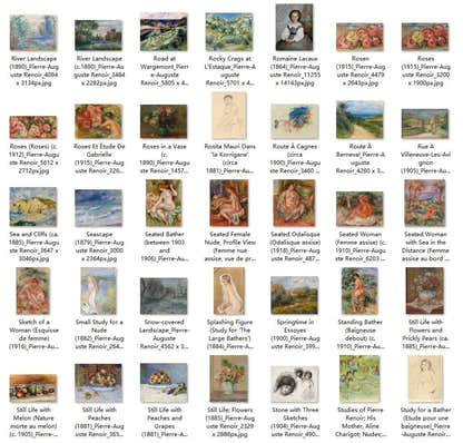 438 Painting Images by Pierre-Auguste Renoir French, 1841-1919 - Tibetan Buddhist thangka, view 10