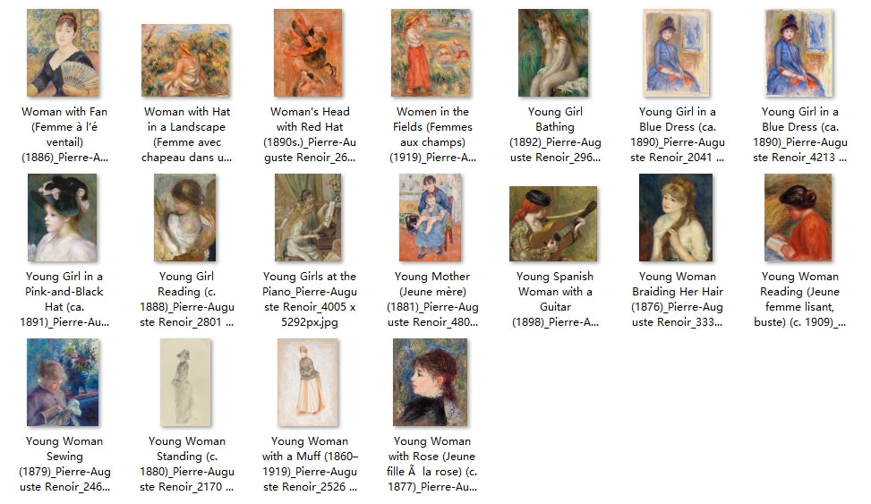 438 Painting Images by Pierre-Auguste Renoir (French, 1841-1919)