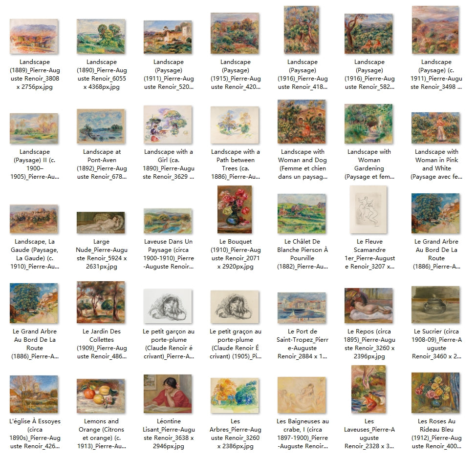 438 Painting Images by Pierre-Auguste Renoir (French, 1841-1919)