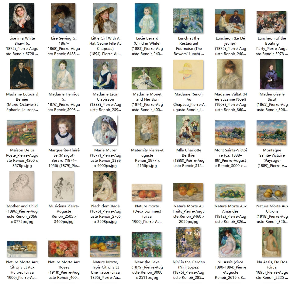 438 Painting Images by Pierre-Auguste Renoir (French, 1841-1919)