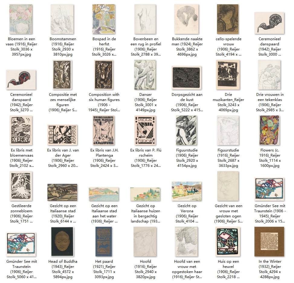 202 Painting Images by Reijer Stolk Dutch, 1896 - 1945 - Tibetan Buddhist thangka, detailed view