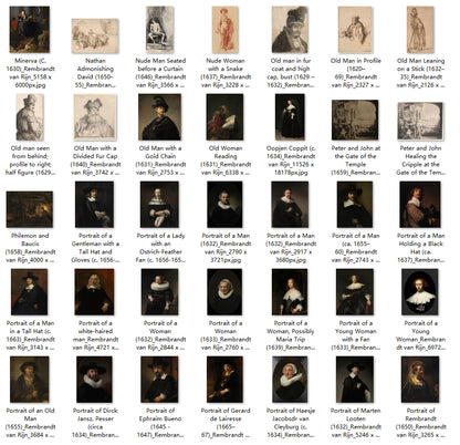 268 Painting Images by Rembrandt van Rijn (Dutch, 1606-1669)