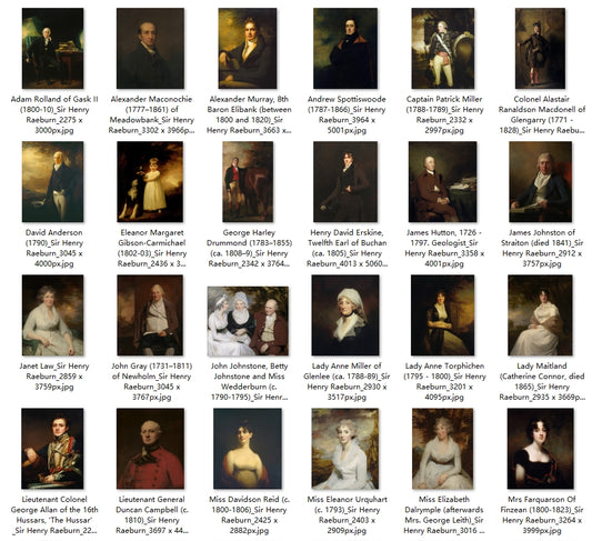 67 Painting Images by Sir Henry Raeburn (English, 1756-1823)