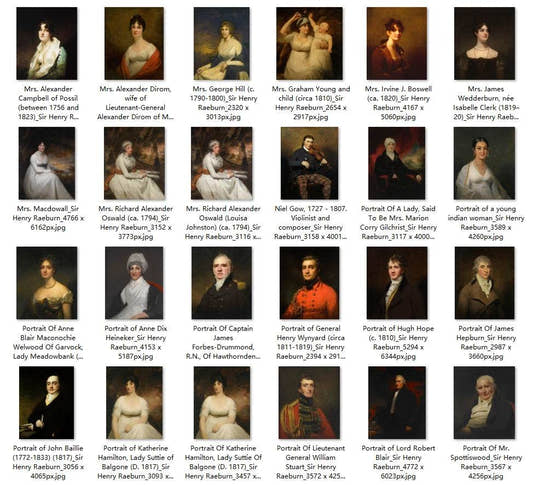 67 Painting Images by Sir Henry Raeburn English, 1756-1823 - Tibetan Buddhist thangka, detailed view
