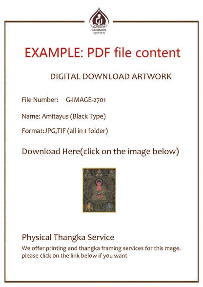 Yamantaka \ Vajrabhairava Image - Tibetan thangka painting, view 6