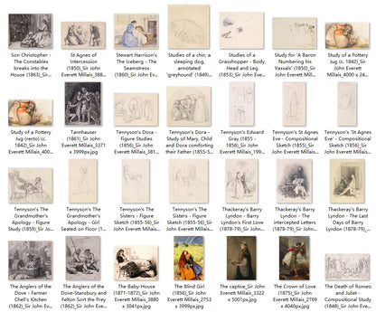 109 Painting Images by Sir John Everett Millais (English, 1829-1896)