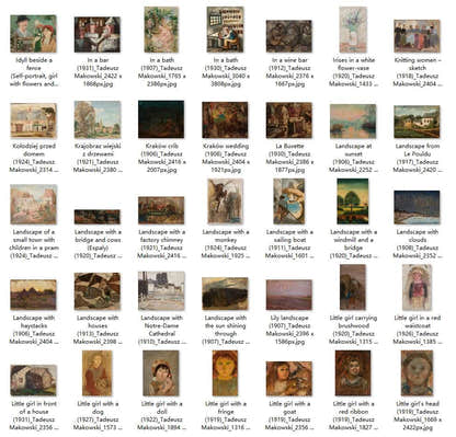280 Painting Images by Tadeusz Makowski Polish, 1882-1932 - Tibetan Buddhist thangka, view 4