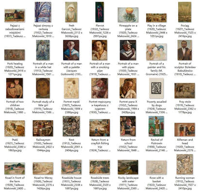 280 Painting Images by Tadeusz Makowski Polish, 1882-1932 - Tibetan Buddhist thangka, view 6