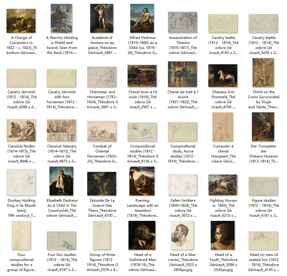 131 Painting Images by Théodore Géricault (French, 1791-1824)