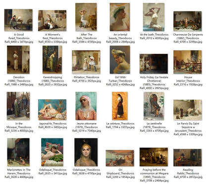 44 Painting Images by Theodoros Ralli Greek, 1852-1909 - Tibetan Buddhist thangka, front view