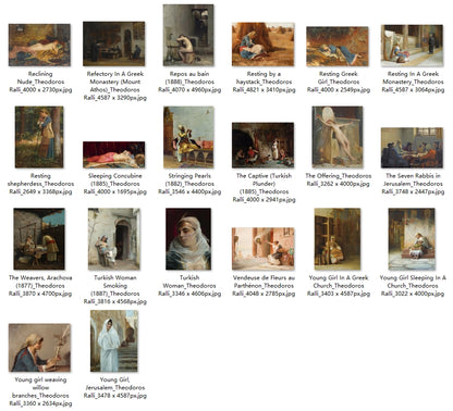 44 Painting Images by Theodoros Ralli (Greek, 1852-1909)